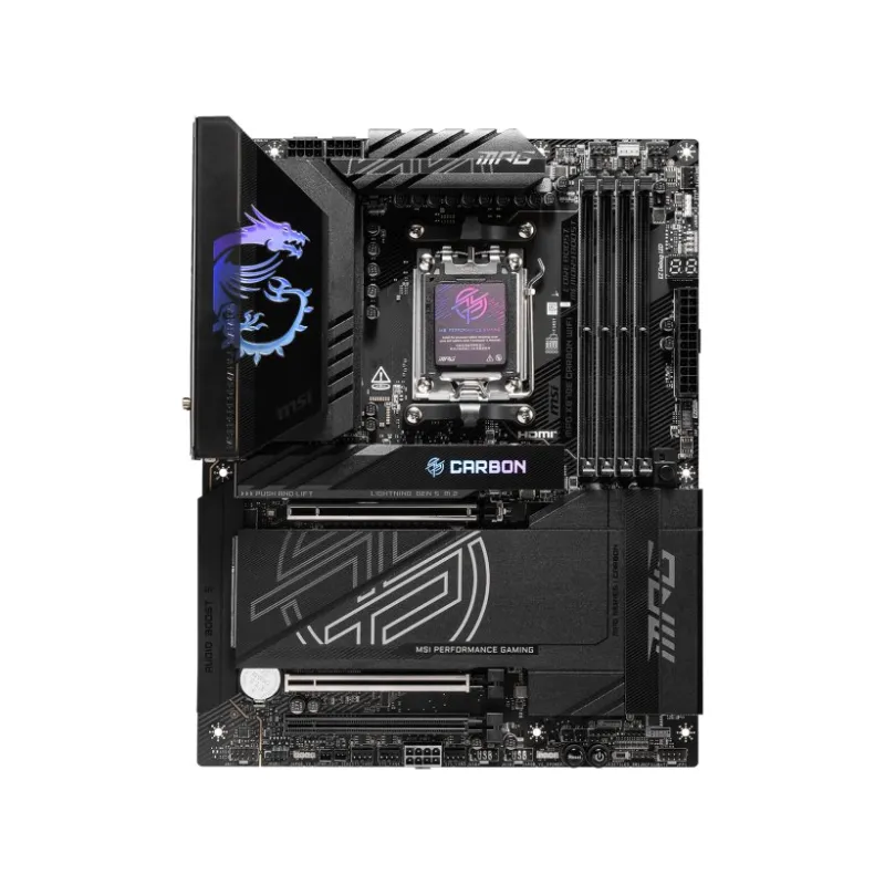 MSI MPG X870E CARBON WIFI AMD AM5 DDR5 ATX Motherboard
