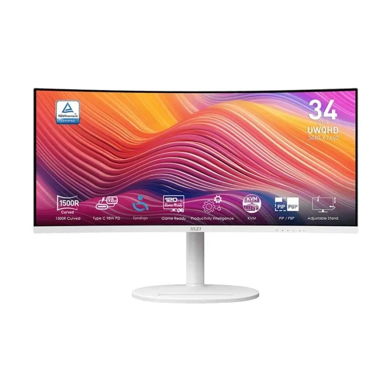 MSI Modern MD342CQPW 34" UWQHD 120Hz VA Curved Gaming Monitor
