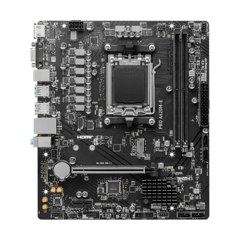 MSI PRO A620M-E AMD AM5 mATX Motherboard