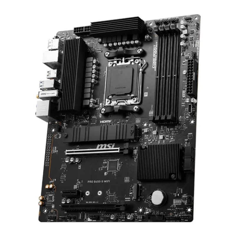 MSI PRO B650-S WIFI DDR5 AM5 ATX Motherboard