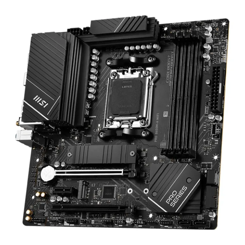 MSI PRO B650M-A WIFI DDR5 AMD AM5 mATX Motherboard