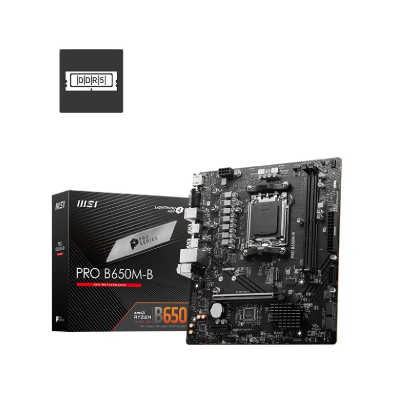 MSI PRO B650M-B DDR5 AMD AM5 m-ATX Motherboard