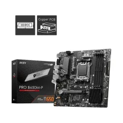 MSI PRO B650M-P DDR5 AMD AM5 mATX Motherboard