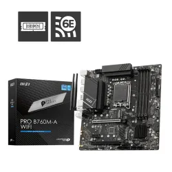 MSI PRO B760M-A WIFI mATX Motherboard