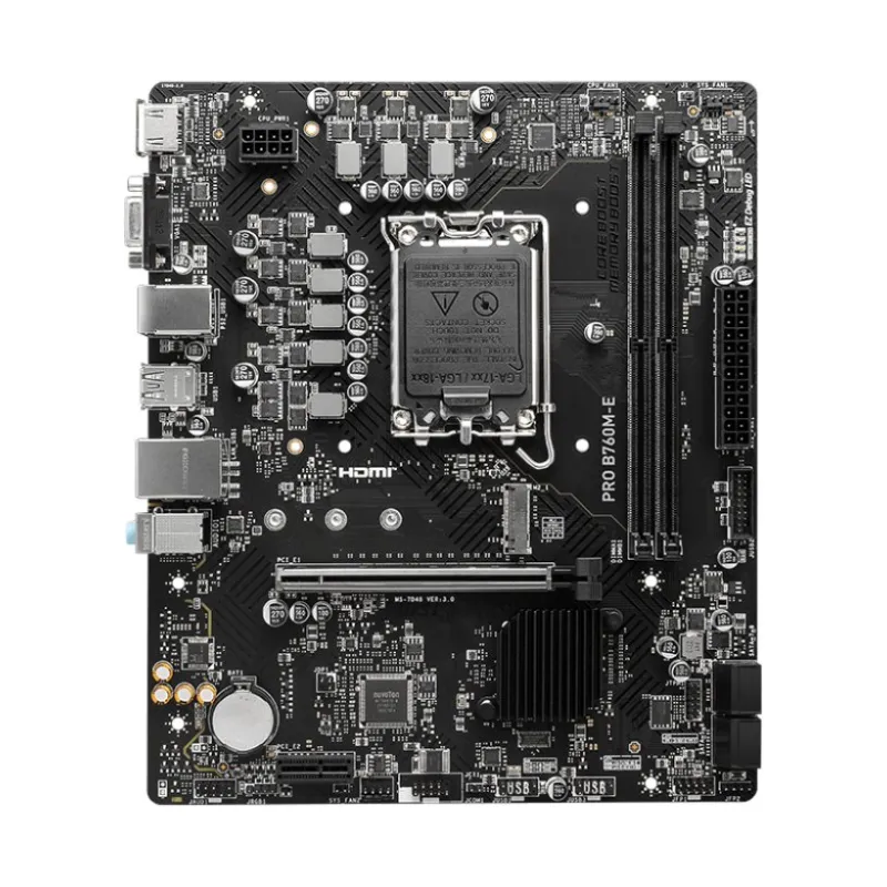MSI PRO B760M-E DDR5 m-ATX Motherboard