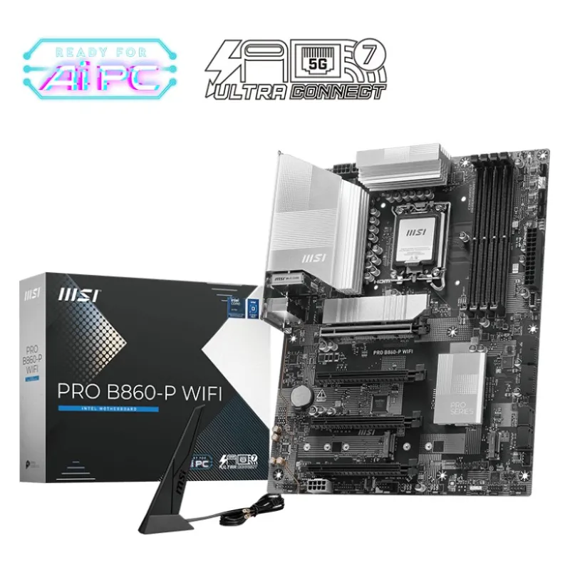 MSI PRO B860-P WIFI LGA 1851 ATX Motherboard