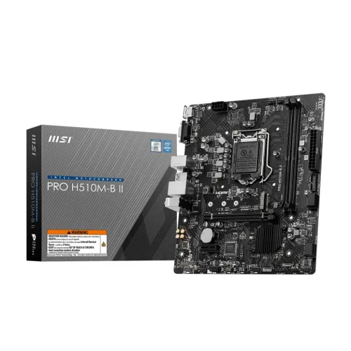 MSI PRO H510M-B II 10th Gen Micro-ATX Motherboard