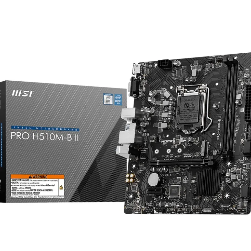 MSI PRO H510M-B II 10th Gen Micro-ATX Motherboard