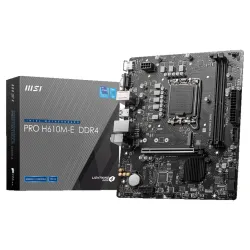 MSI PRO H610M-E DDR4 mATX Motherboard