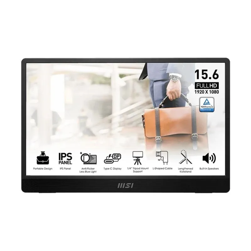 MSI PRO MP161 E2 15.6" IPS FHD Portable Monitor