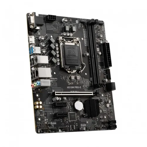 MSI H510M PRO-E Intel 10th Gen and 11th Gen Micro-ATX Motherboard