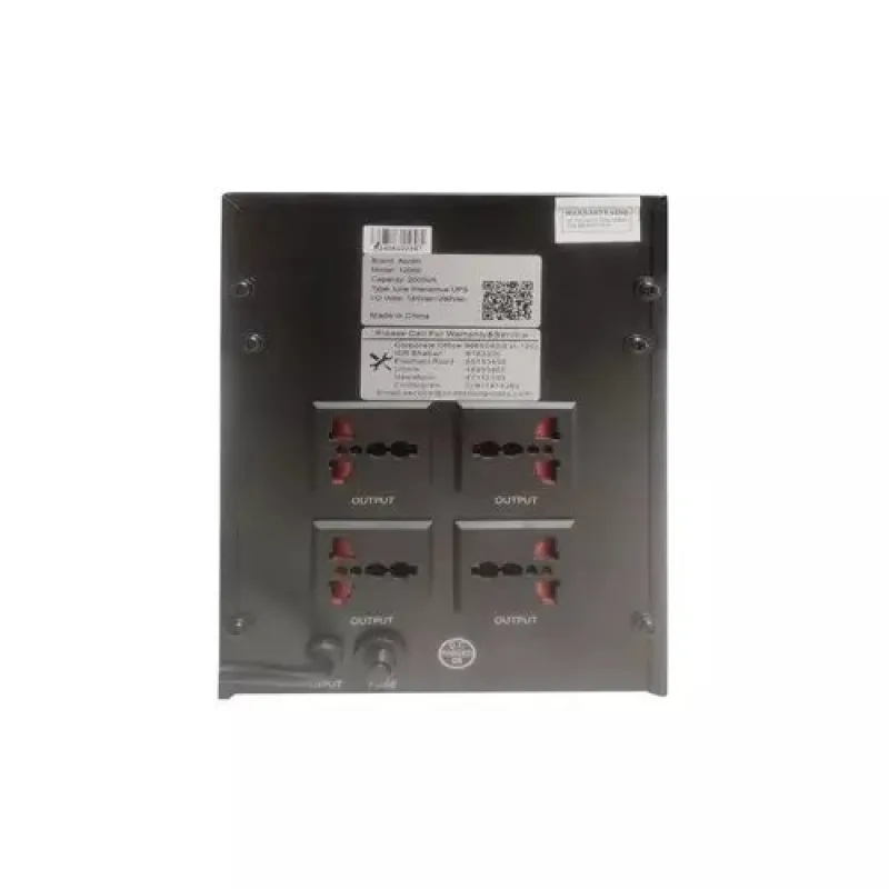 Apollo 1200E 2000VA 4-Battery Offline UPS with Metal Body