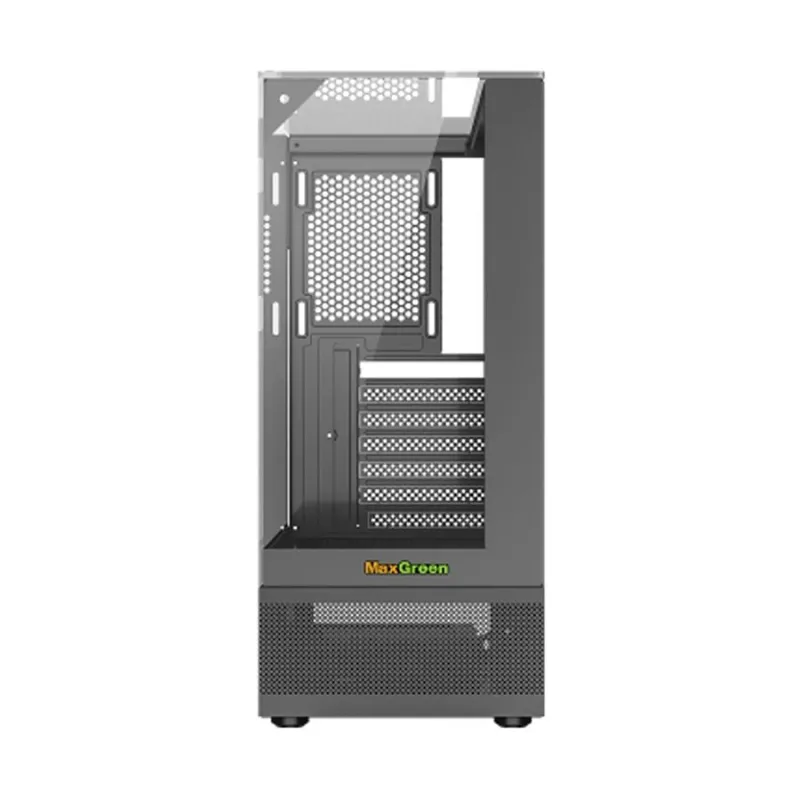 MaxGreen 190-1 Three Side Tempered Glass Mid-Tower ATX Gaming Casing