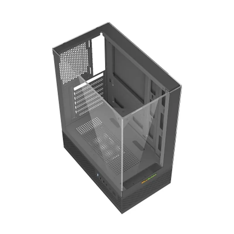 MaxGreen 190-1 Three Side Tempered Glass Mid-Tower ATX Gaming Casing