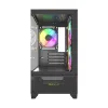 MaxGreen 350 Mid-Tower M-ATX Gaming Case With 3 ARGB Fan