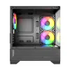 MaxGreen 350 Mid-Tower M-ATX Gaming Case With 3 ARGB Fan