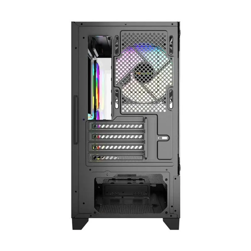 MaxGreen 350 Mid-Tower M-ATX Gaming Case With 3 ARGB Fan