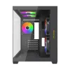 MaxGreen E275-S02 ARGB M-ATX Mid-Tower Gaming Casing With 5x ARGB Fan