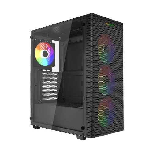 MaxGreen PS195-15 Mid-Tower ATX Gaming Casing With 4x ARGB Fan