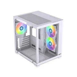 Maxcool Inferno MC5 Mid Tower Micro ATX Gaming Casing White