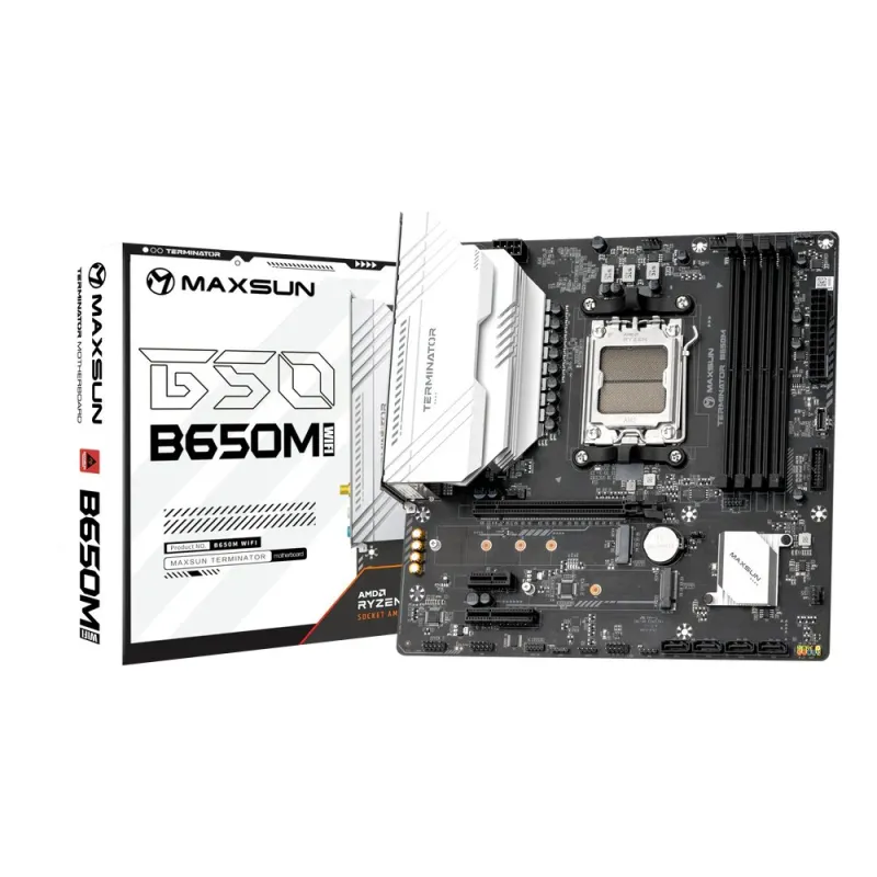 MAXSUN Terminator B650M WIFI6 AMD B650 AM5 DDR5 M-ATX Motherboard