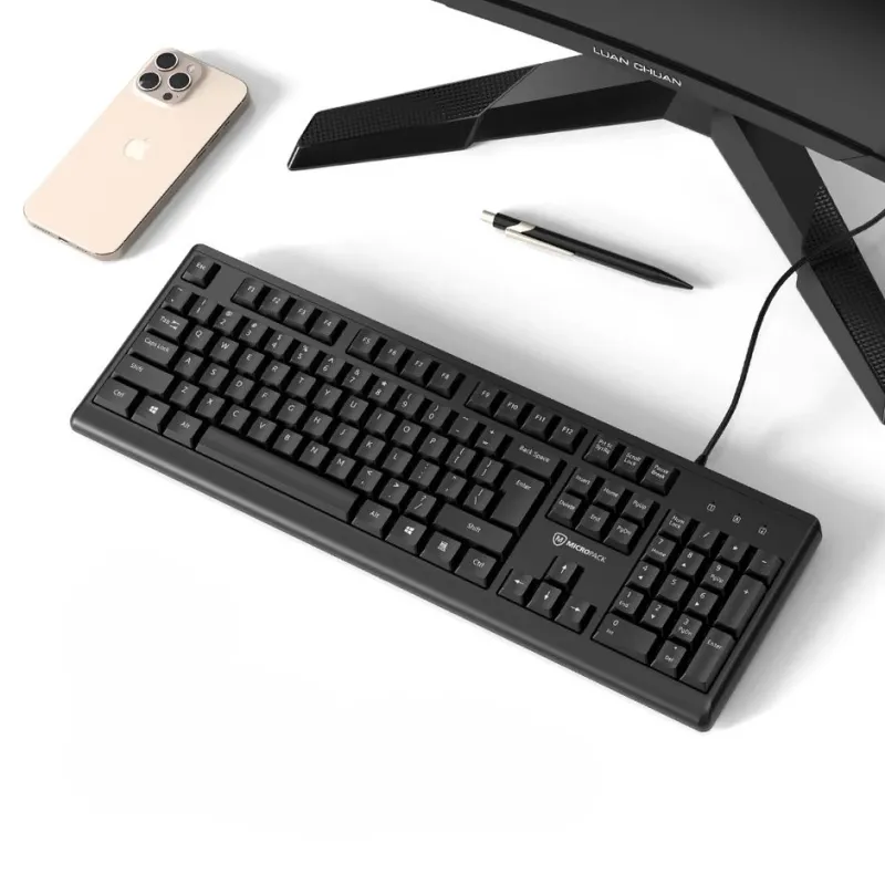 Micropack K-205 Black Wired Keyboard with Bangla