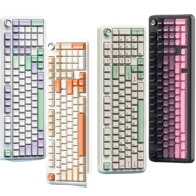 Monka K100 Tri-Mode Gasket Mount Hotswappable Mechanical Keyboard