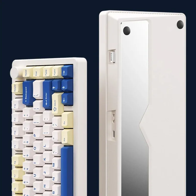 MONKA A75 MAX Tri-Mode Wireless Mechanical Keyboard Soy Milk