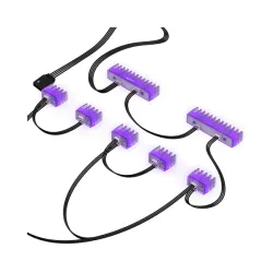 NZXT RGB Cable Comb Sleeved Power Cables #AH-2PCCA-01