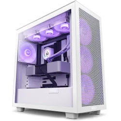 NZXT H7 Flow RGB ATX Mid-Tower Casing - White