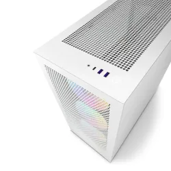 NZXT H7 Flow RGB ATX Mid-Tower Casing - White