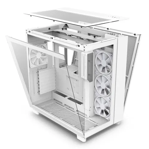 NZXT H9 Elite Premium Dual-Chamber Mid-Tower Airflow Casing White