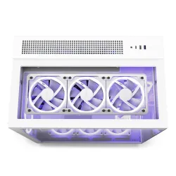 NZXT H9 Elite Premium Dual-Chamber Mid-Tower Airflow Casing White