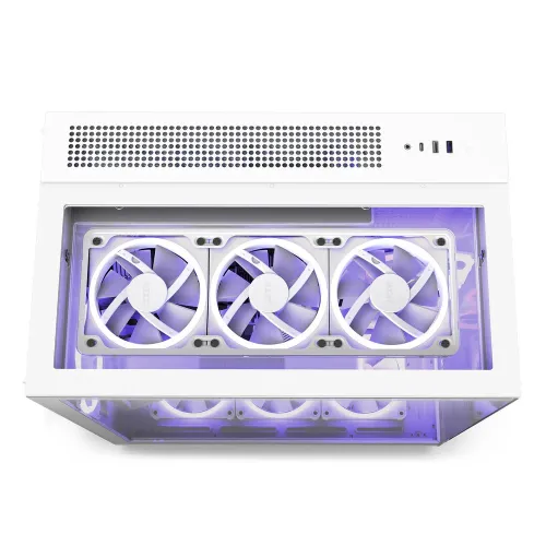 NZXT H9 Elite Premium Dual-Chamber Mid-Tower Airflow Casing White