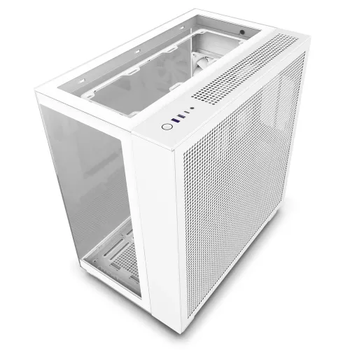 NZXT H9 Elite Premium Dual-Chamber Mid-Tower Airflow Casing White