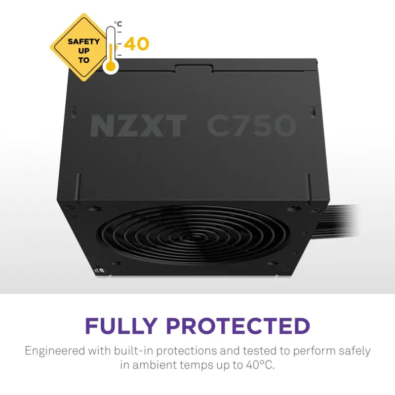 NZXT C750 80 Plus Gold Full Modular 750 Watt Power Supply