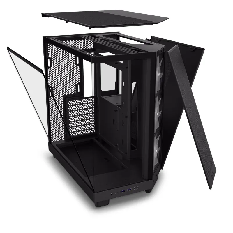 NZXT H6 Flow RGB 2023 Compact Dual-Chamber Mid-tower Airflow Casing