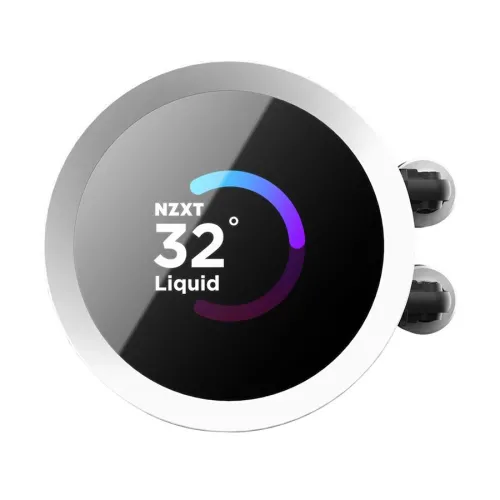 NZXT Kraken 240 RGB 240mm AIO Liquid CPU Cooler White with LCD Display