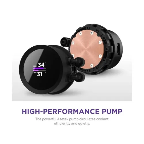 NZXT Kraken 360 360mm AIO Liquid CPU Cooler with LCD Display