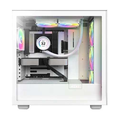 NZXT Kraken Elite 240 RGB 240mm AIO Liquid CPU Cooler White with LCD Display