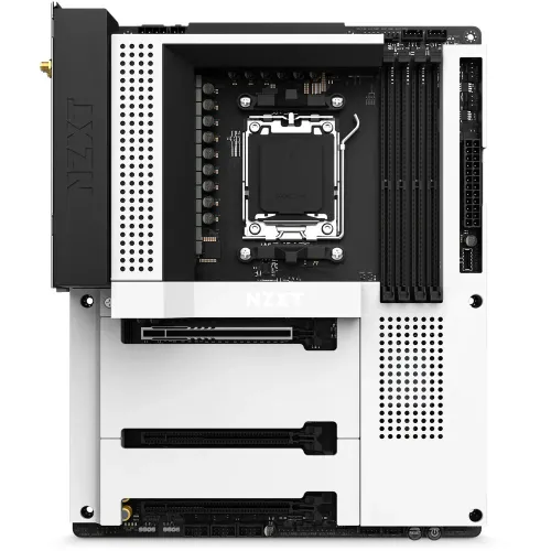 NZXT N7 B650E AM5 ATX Gaming Motherboard - White