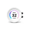 NZXT Kraken Elite 360 RGB 360mm AIO Liquid CPU Cooler White with LCD Display