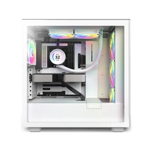 NZXT Kraken Elite 360 RGB 360mm AIO Liquid CPU Cooler White with LCD Display