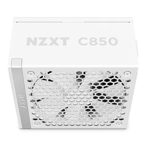NZXT C850 850 Watt 80 Plus Gold ATX 3.1 Full-Modular Power Supply - White #PA-8G2BW-UK