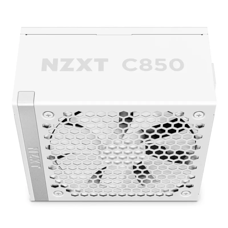 NZXT C850 850 Watt 80 Plus Gold ATX 3.1 Full-Modular Power Supply - White #PA-8G2BW-UK