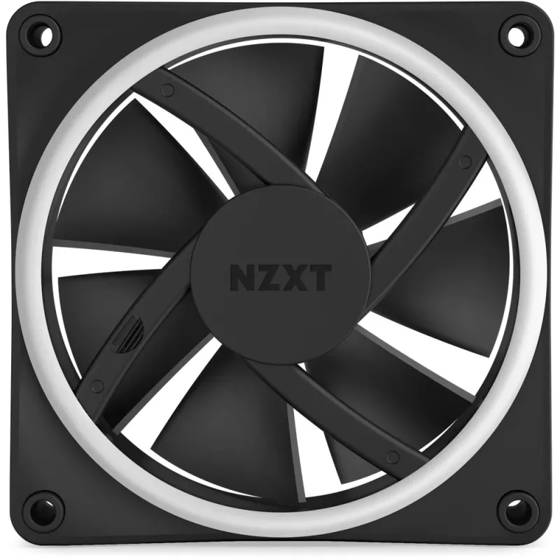 NZXT F120 RGB DUO 120mm RGB Casing Fan - Black #RF-D12SF-B1