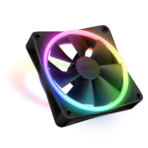 NZXT F120 RGB DUO 120mm RGB Casing Fan - Black #RF-D12SF-B1