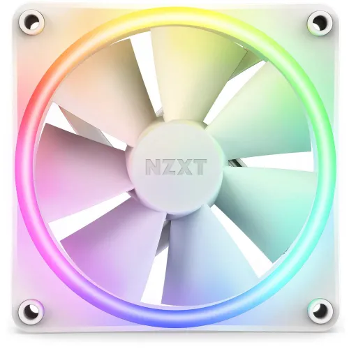 NZXT F120 RGB DUO 120mm RGB Casing Fan - White #RF-D12SF-W1