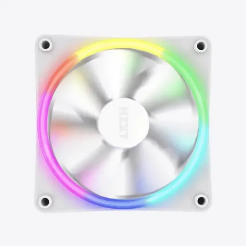 NZXT F120 RGB DUO 120mm RGB Casing Fan - White #RF-D12SF-W1
