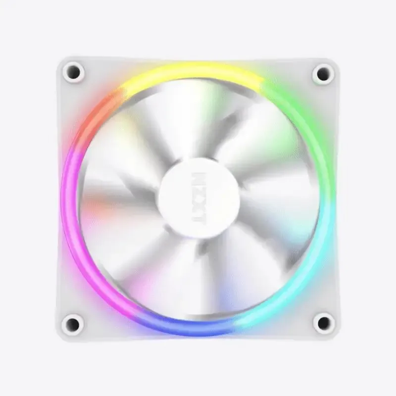 NZXT F120 RGB DUO 120mm RGB Casing Fan - White #RF-D12SF-W1